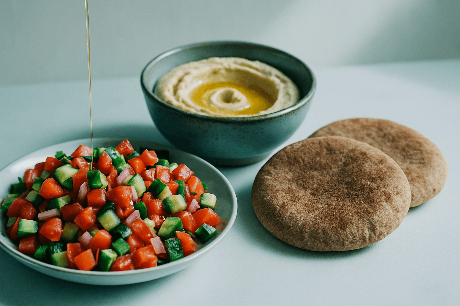 דיאטת ים תיכונית בגרסה ישראלית: תפריט שבועי מלא מדיאטנית קלינית